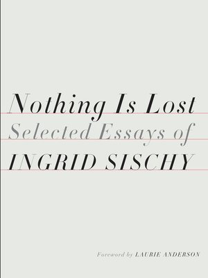cover image of Nothing Is Lost